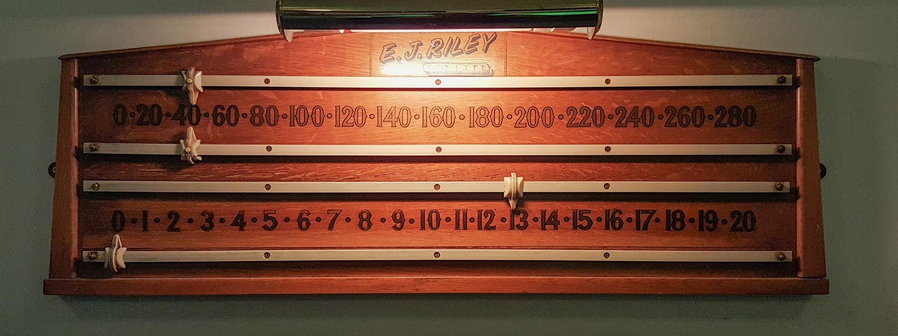 Antique Snooker Scoreboard